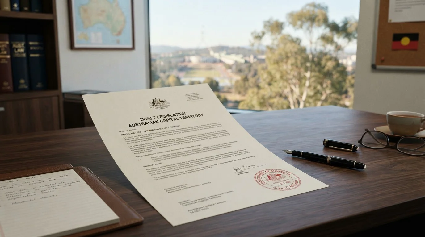 Legal document showing Interactive Gambling Act 2001 text with Australian regulatory stamp